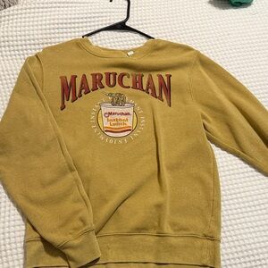 Mustard Crewneck Sweater for Men